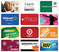 giftcards